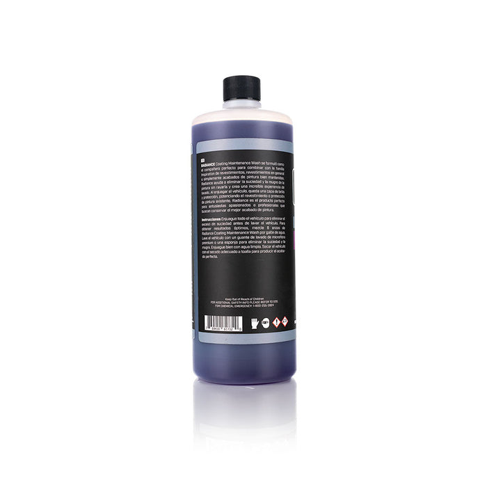 The back of a bottle of P and S Inspiration Radiance on a white background.