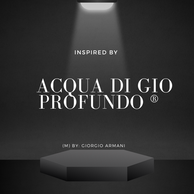 Inspired by Acqua Di Gio Profundo (M) ® by Giorgio Armani ~ 1oz Roll on (Wholesale) - REGEN THE BODY