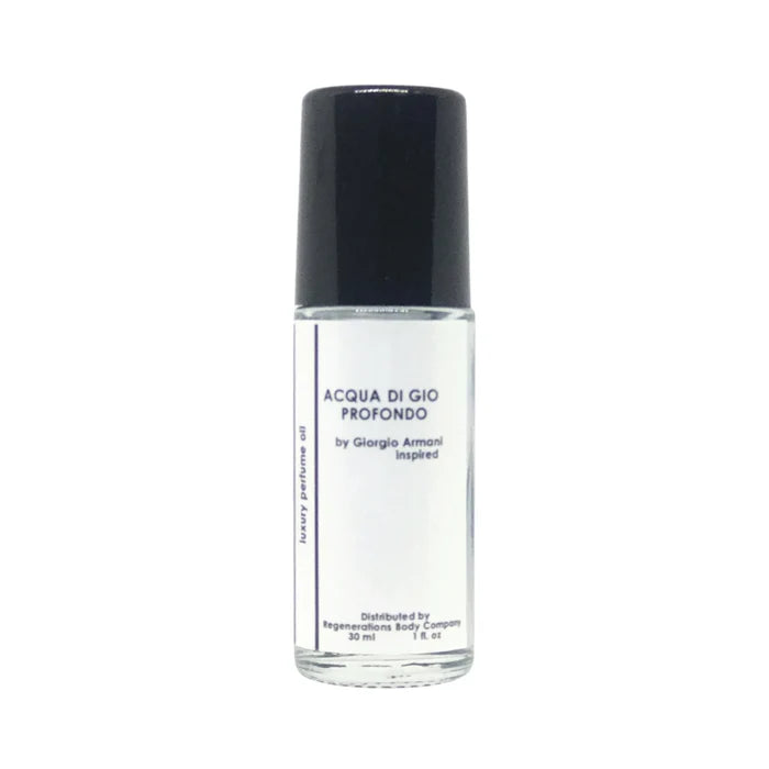 Inspired by Acqua Di Gio Profundo (M) ® by Giorgio Armani ~ 1oz Roll on (Wholesale) - REGEN THE BODY