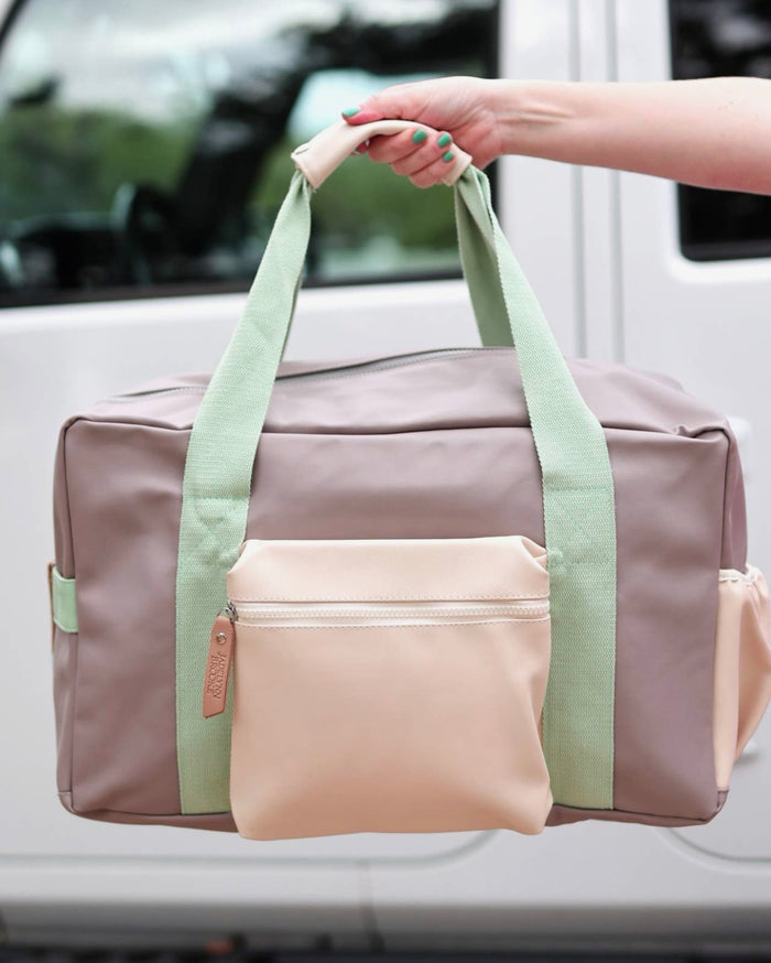 Jadelynn Brooke Duffle Bag - Nana Grey/Pistachio