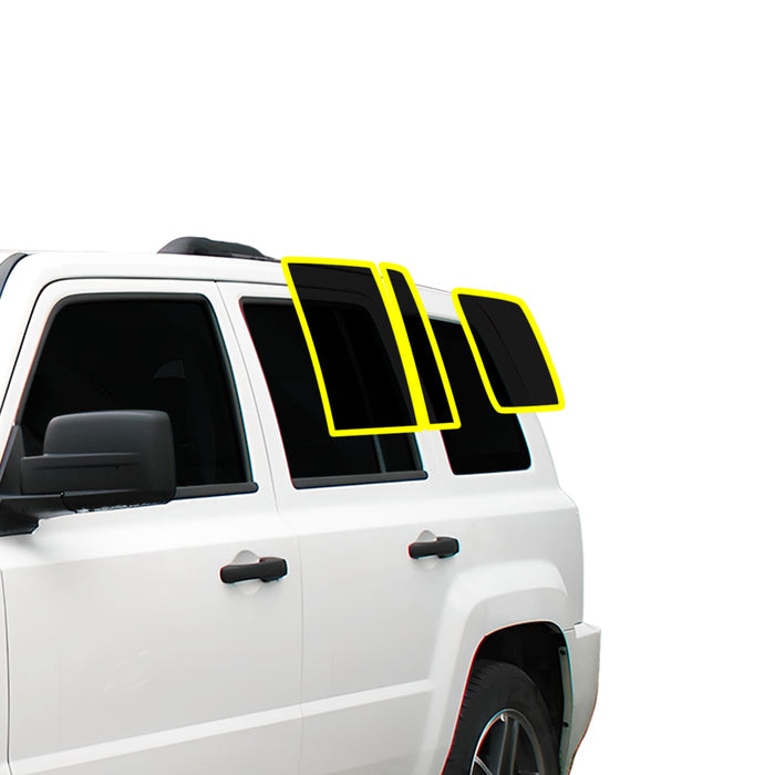 For Jeep Patriot 2008 - 2017 Premium Nano Ceramic Precut Window Tint Film Kit Front Rear Windows Windshield - Bogar Tech Designs