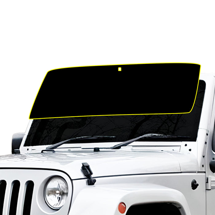 Jeep Wrangler JKU 2011–2018 Full Windows + Windshield Ceramic Window Tint Kit – Precut (Heat Rejection)