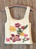 Jo Intarsia Sweater Tank - Ivory-view 1
