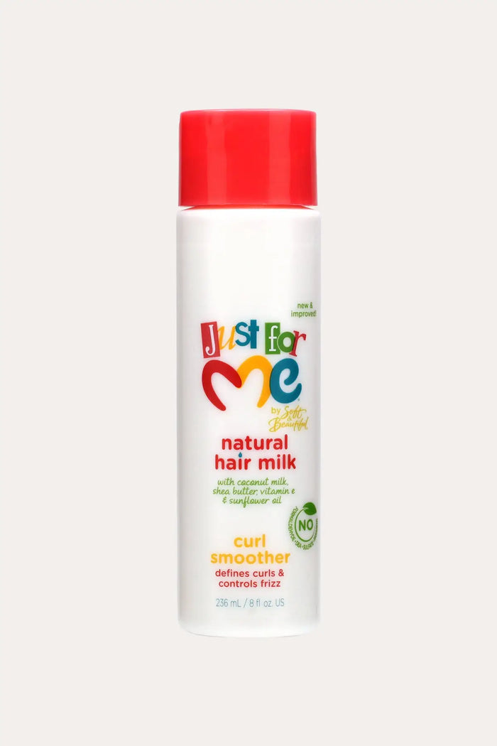 JUST FOR ME NATURAL HAIR MILK CURL SMOOTHER 8oz - BSW BEAUTY CANADA