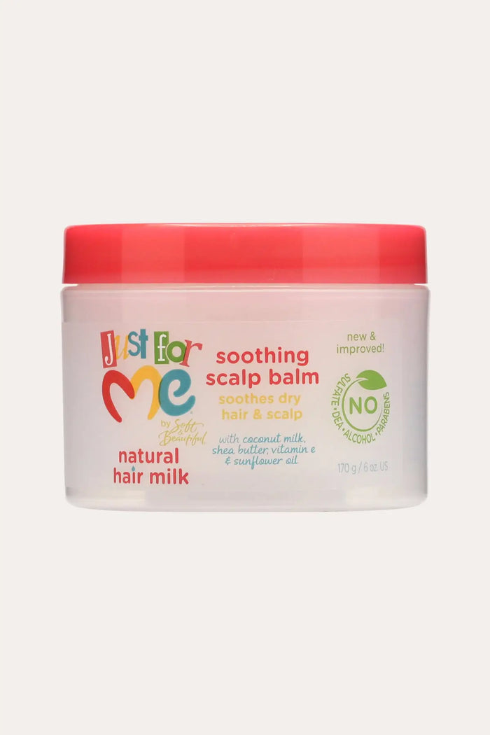 JUST FOR ME NATURAL HAIR MILK SOOTHING SCALP BALM 6oz - BSW BEAUTY CANADA