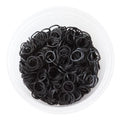 KIM & C 1000pcs Rubber Bands - Black