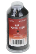 KIM & C Cotton Corn Style Weaving Thread (1000m/100g) - Black