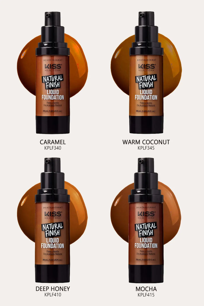 KISS NEW YORK NATURAL FINISH PRO LIQUID FOUNDATION RED BEAUTY