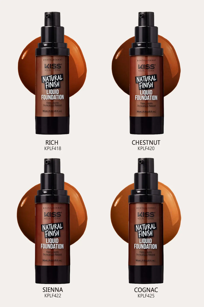 KISS NEW YORK NATURAL FINISH PRO LIQUID FOUNDATION RED BEAUTY