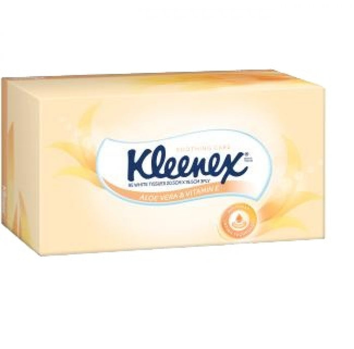 Kleenex 2 Ply Aloe Vera Kleenex Facial Tissues White