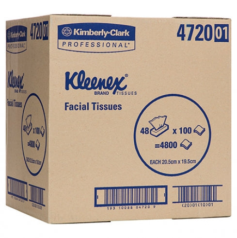 Kleenex 4720 Kleenex Facial Tissues 2 Ply White
