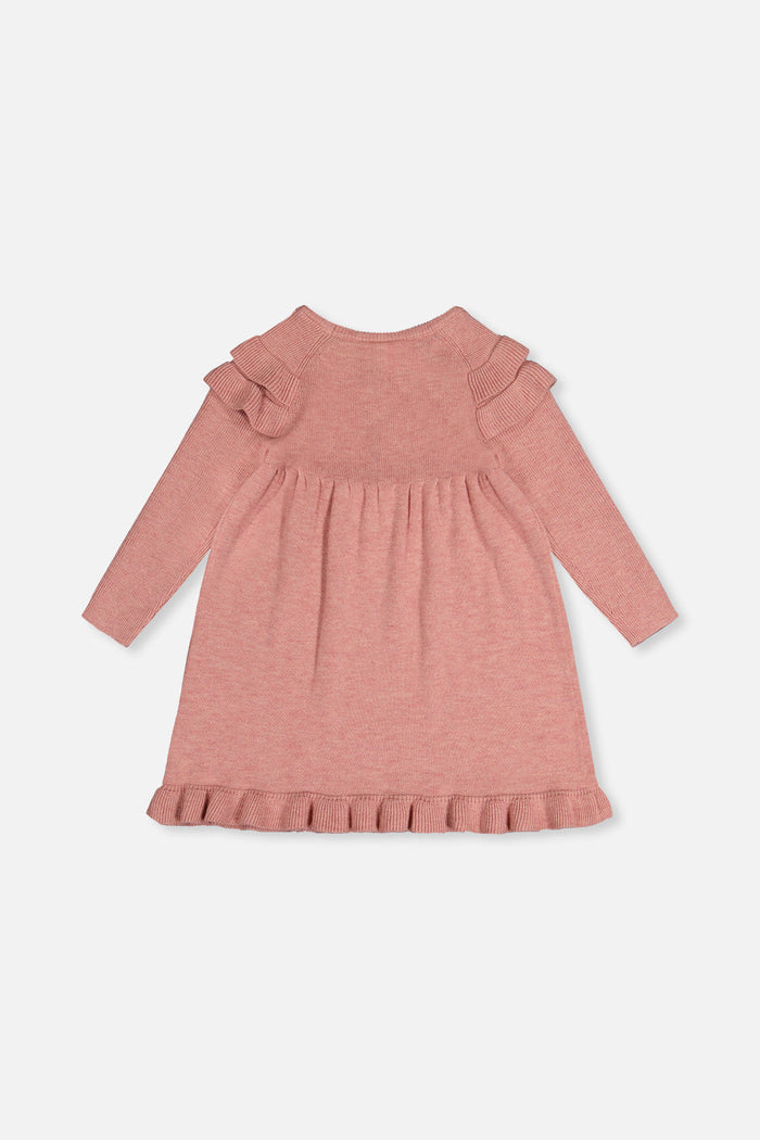 Knitted Dress Pink-2