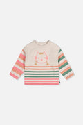 Knitted Stripe Sweater Off-White-0