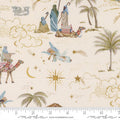 Lamb- Nativity- Silent Night- Fat Quarter