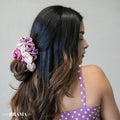 Lavender Blush Satin Scrunchies - Set of 3