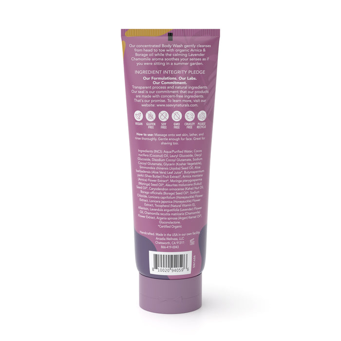 Lavender Chamomile Body Wash - ingredients