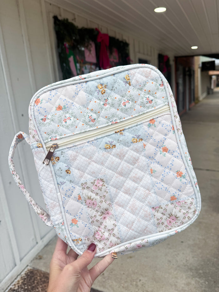 Leah Multi-Print Floral Bible Cover