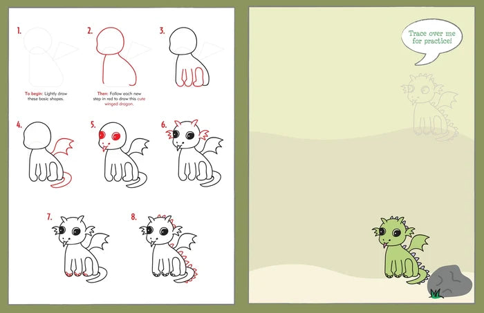 Learn To Draw Dragons Book