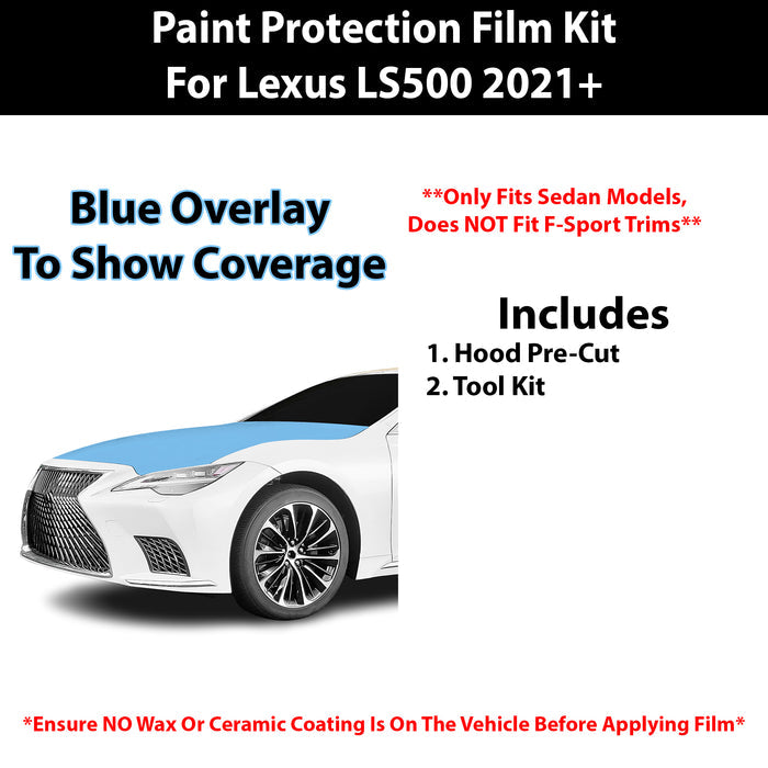 Fits Lexus LS 500 Sedan 2021+ Precut Premium Paint Protection Film Clear Bra PPF Decal Film Kit Cover - Bogar Tech Designs