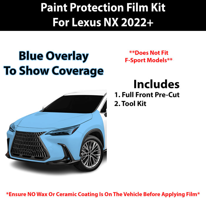 Fits Lexus NX 2022+ Precut Premium Paint Protection Film Clear Bra PPF Decal Film Kit Cover - Bogar Tech Designs