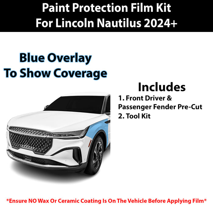 Fits Lincoln Nautilus 2024+ Precut Premium Paint Protection Film Clear Bra PPF Decal Film Kit Cover - Bogar Tech Designs