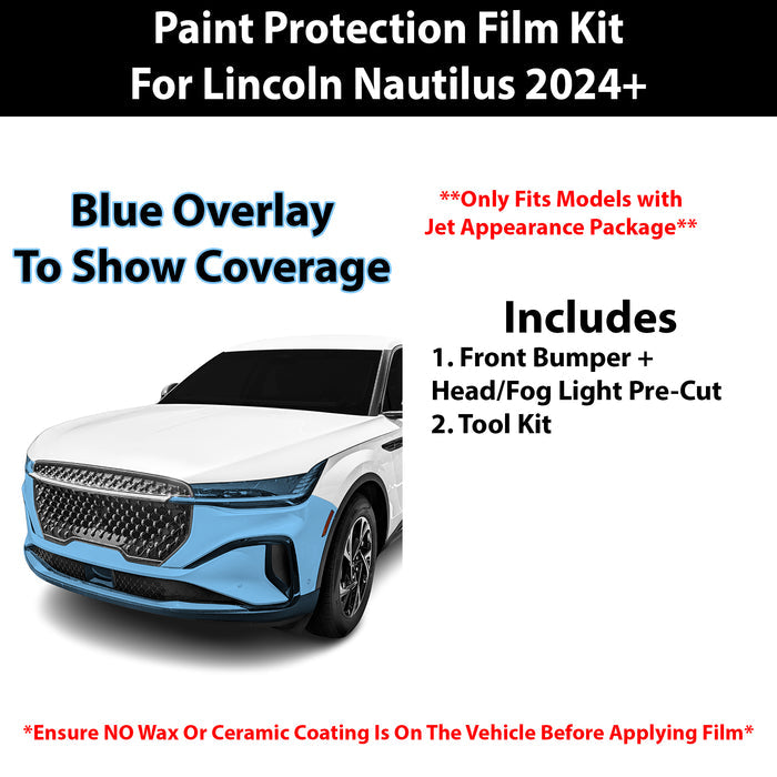 Fits Lincoln Nautilus 2024+ Precut Premium Paint Protection Film Clear Bra PPF Decal Film Kit Cover - Bogar Tech Designs