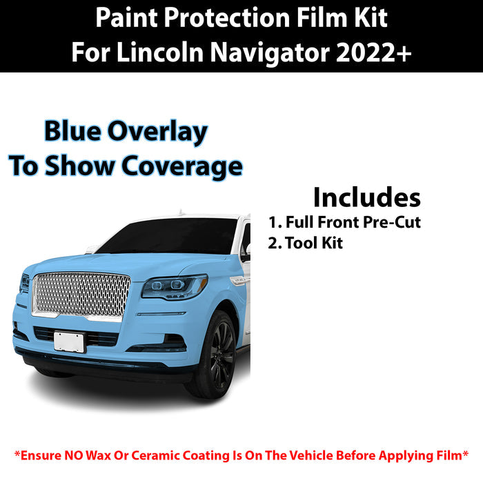 Fits Lincoln Navigator 2022+ Precut Premium Paint Protection Film Clear Bra PPF Decal Film Kit Cover - Bogar Tech Designs