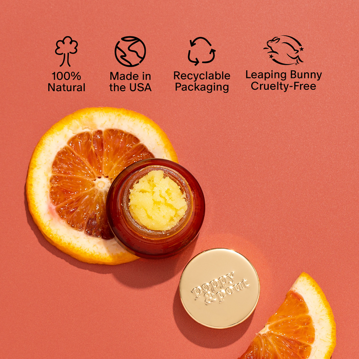 Lip Scrub, Blood Orange Mint