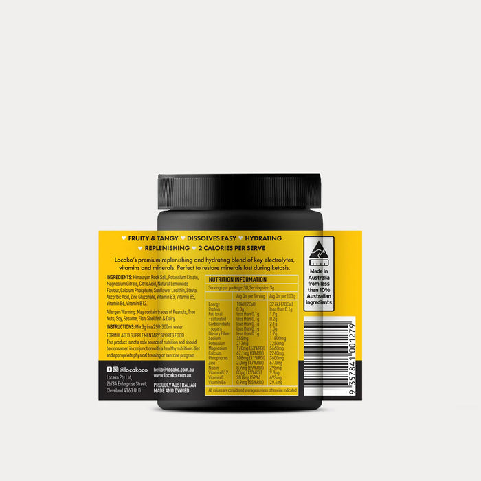LOCAKO Sports & Energy Drinks Locako Keto Electrolytes - Lemonade