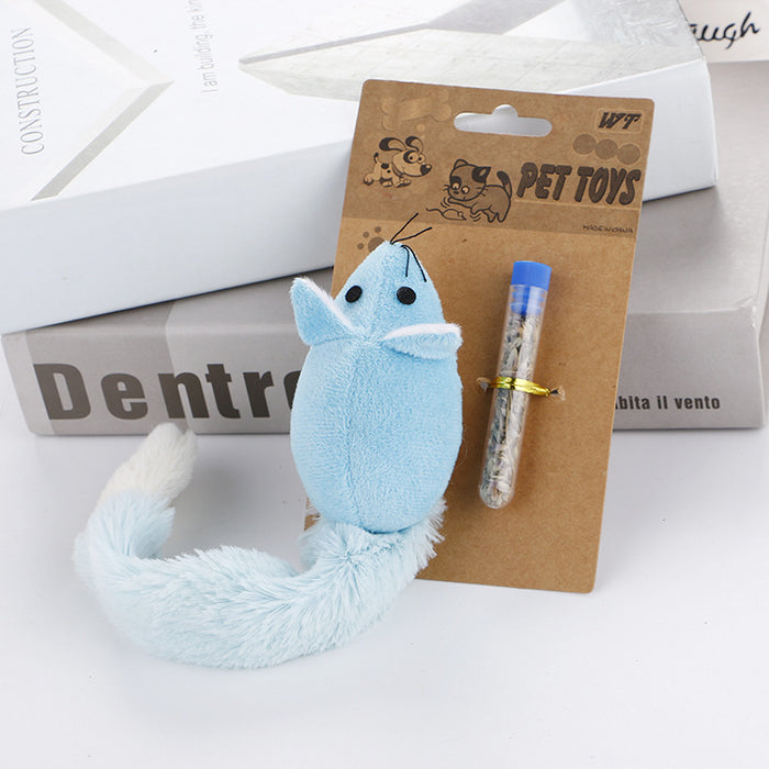 Long Tail Mouse Cat Teaser Toy – Interactive Pet Play Toy