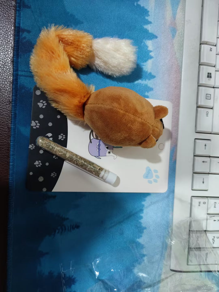Long Tail Mouse Cat Teaser Toy – Interactive Pet Play Toy