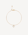By Charlotte LOVE YOU MORE BRACELET in 18k Gold Vermeil