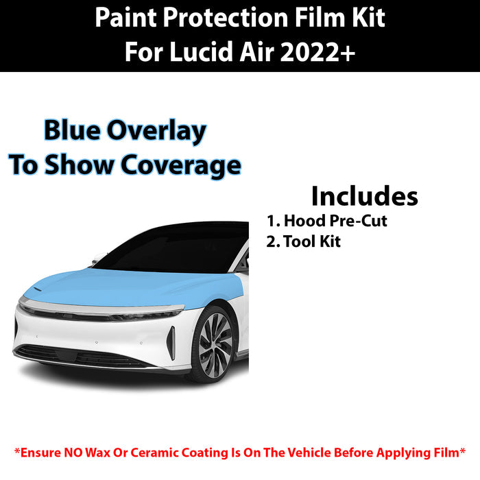 Fits Lucid Air 2022+ Precut Premium Paint Protection Film Clear Bra PPF Decal Film Kit Cover - Bogar Tech Designs