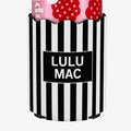 Lulu Mac Stripe Koozie BLACK