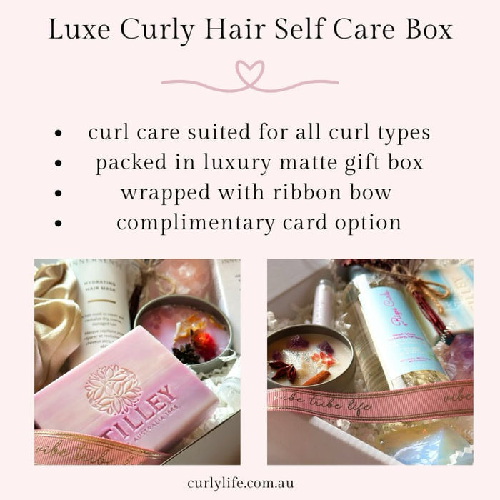 Luxe Curly Hair Self Care Box: Complete Curl Level Up