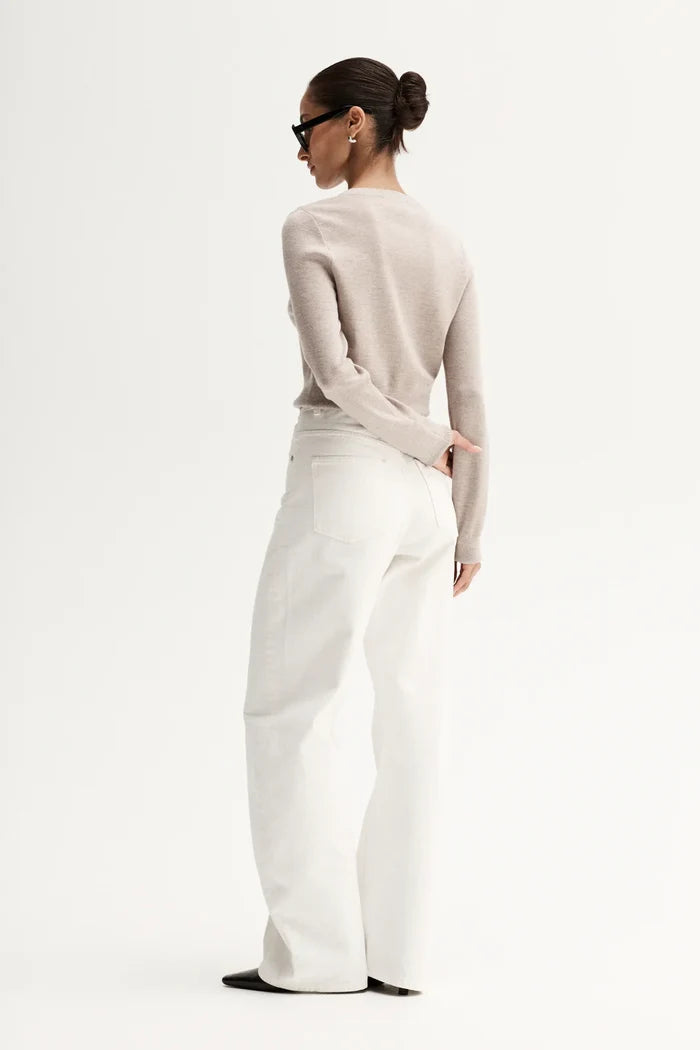 MADELEINE KNIT CARDIGAN | Pebble - Darling & Domain