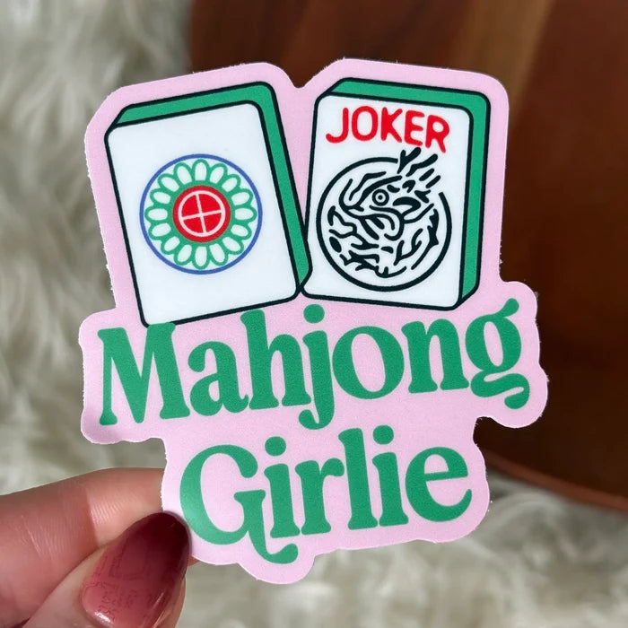 Mahjong Girlie Tile Mahjong Sticker