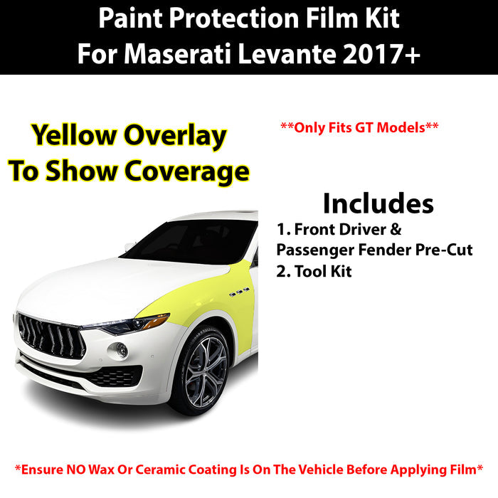 Fits Maserati Levante (GT) 2017+ Precut Premium Paint Protection Film Clear Bra PPF Decal Film Kit Cover - Bogar Tech Designs