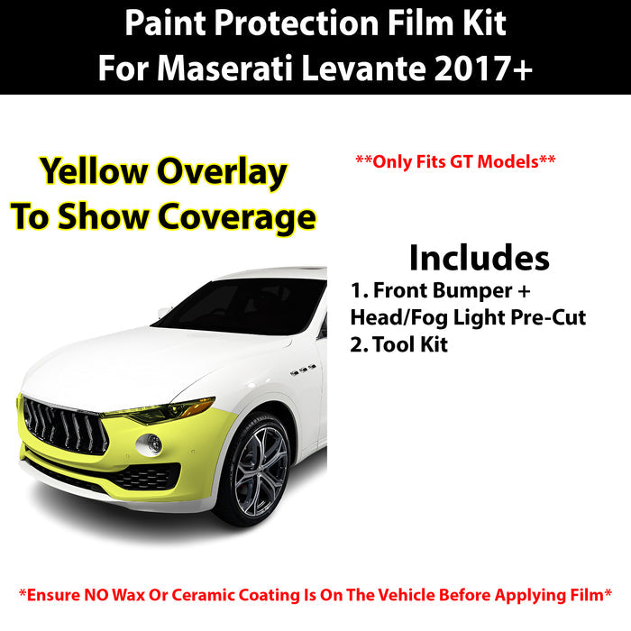 Fits Maserati Levante (GT) 2017+ Precut Premium Paint Protection Film Clear Bra PPF Decal Film Kit Cover - Bogar Tech Designs
