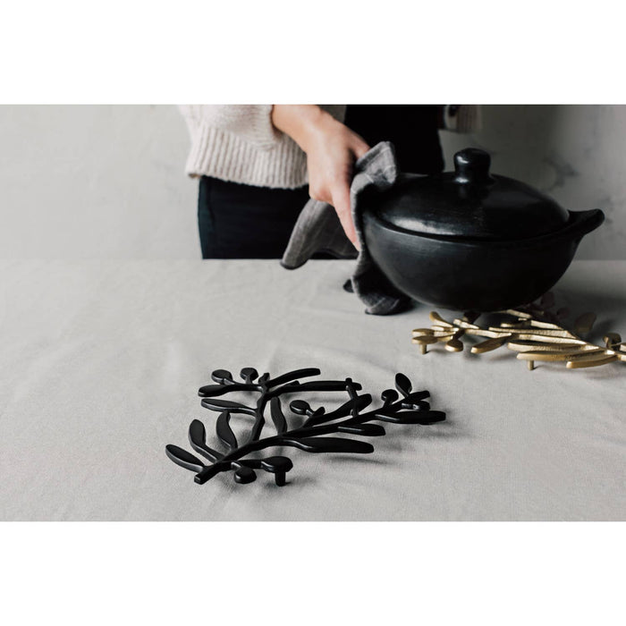 Matte Black Metal Trivet - Magnolia Lane co. Home + Garden + Gift