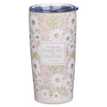May the Lord bless you and Keep You Blush Stainless Steel Tumbler - Numbers 6:24
