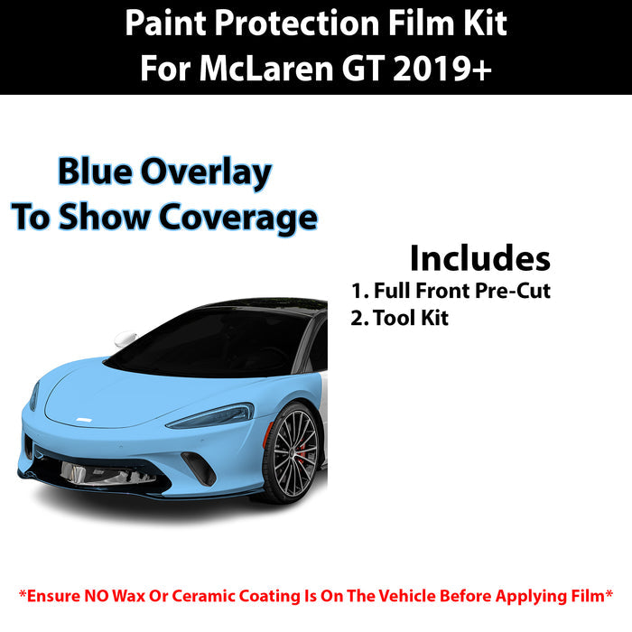 Fits McLaren GT 2019+ Precut Premium Paint Protection Film Clear Bra PPF Decal Film Kit Cover - Bogar Tech Designs