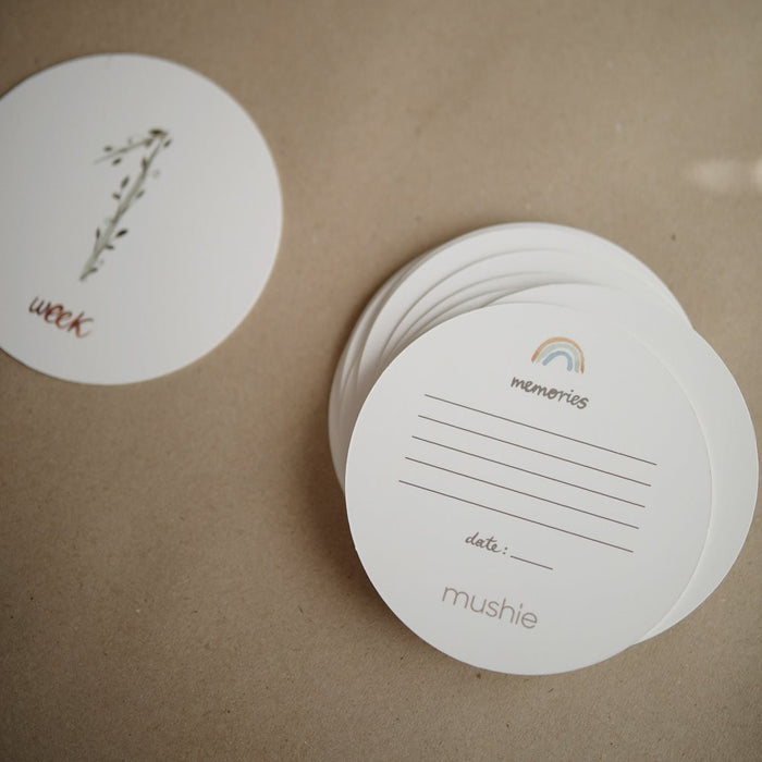 Mushie - Milestone Cards - Lifestyle Cut 2