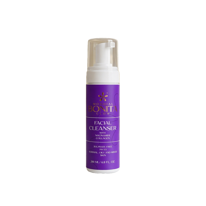 Mondial Bonita Glow Niacinamide & Collagen Facial Cleanser 200ml