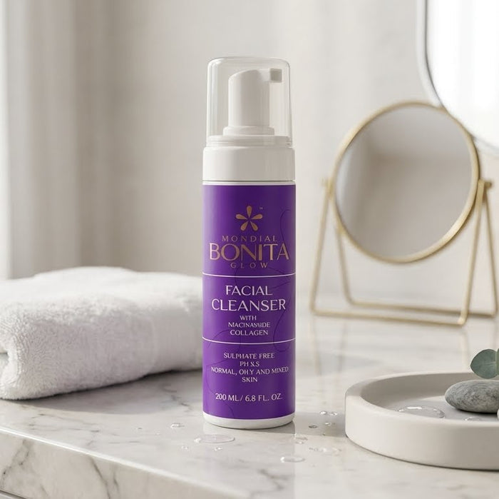 Mondial Bonita Glow Niacinamide & Collagen Facial Cleanser 200ml