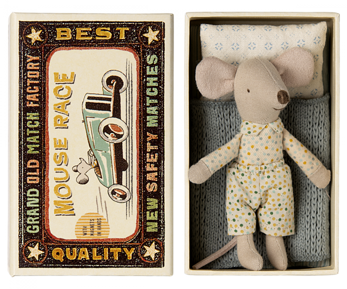 Maileg - Mouse In A Box - Little Brother