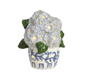 Mud Pie Hydrangea Led Sitter
