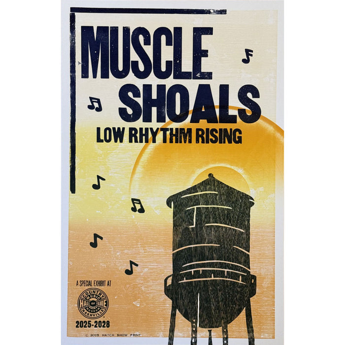 Muscle Shoals Hatch Show Print Exhibit Poster