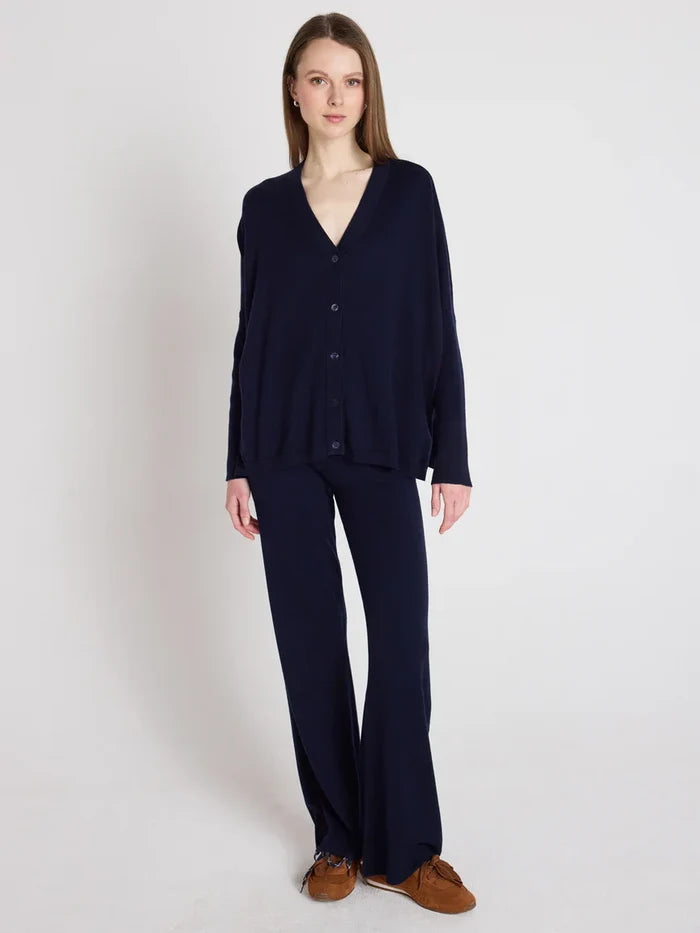 NATALIE PONCHO CARDIGAN | Navy - Darling & Domain