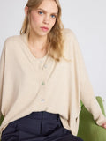 NATALIE PONCHO CARDIGAN | Oat - Darling & Domain